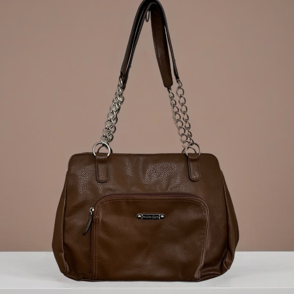 Franco Sarto Brown Shoulder Bag, New